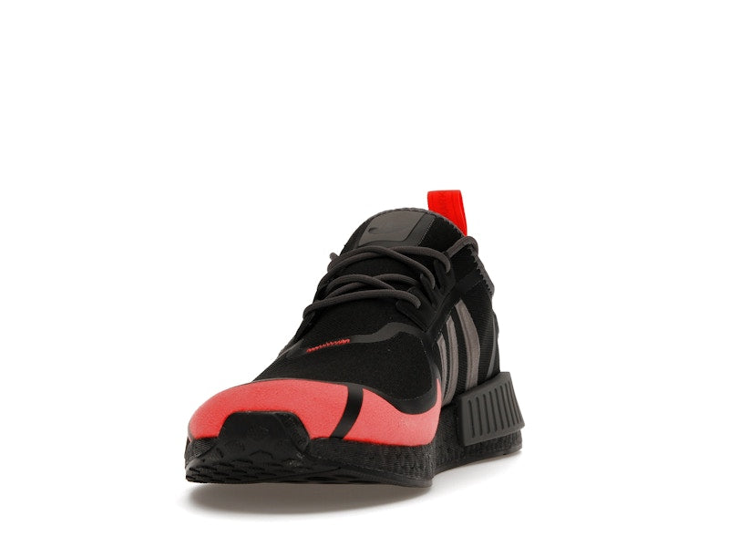 adidas NMD R1 Core Black Solar Red Grey