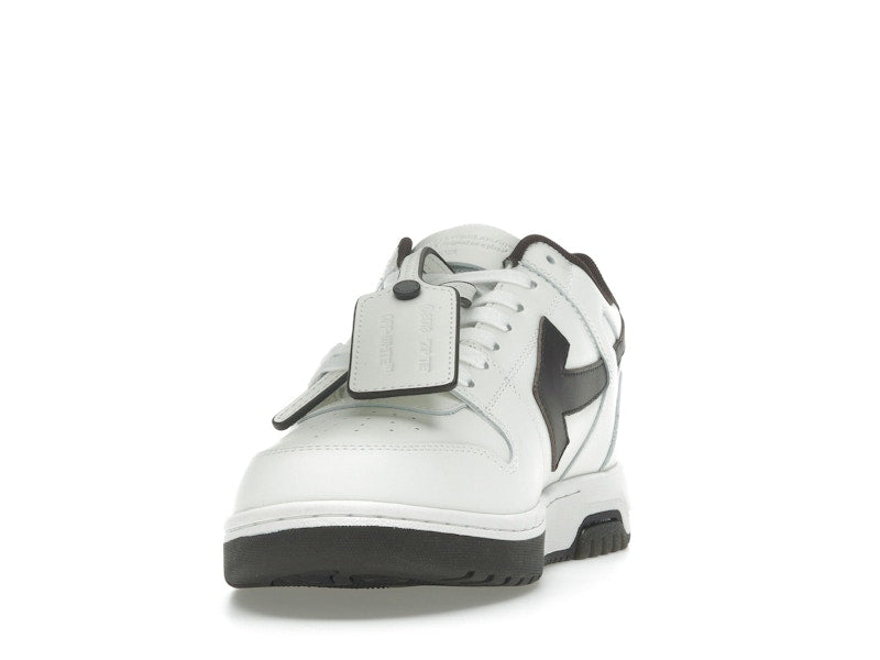 OFF-WHITE Out Of Office OOO Low Tops White Brown