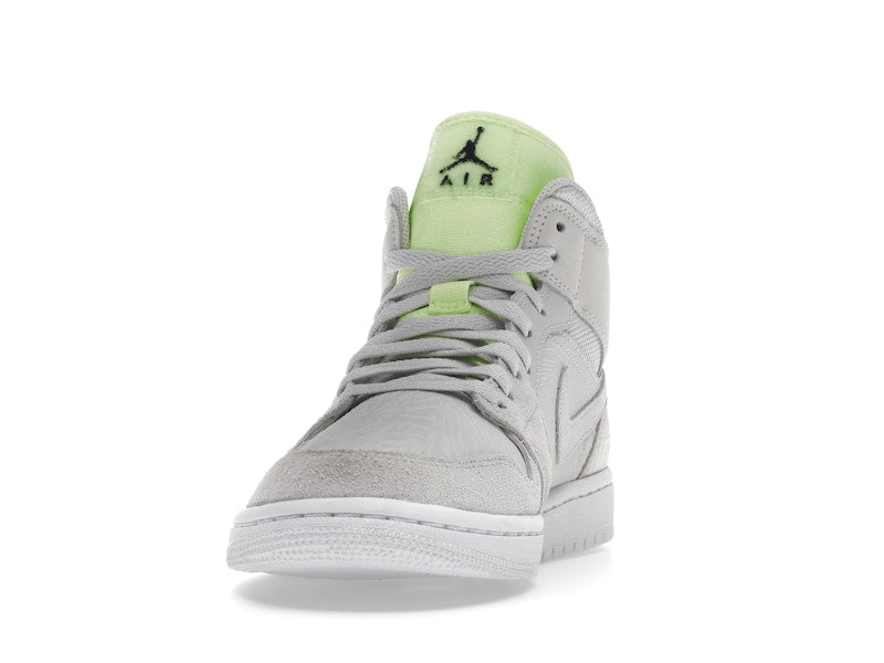 Jordan 1 Mid Vast Grey Ghost Green (Women's)
