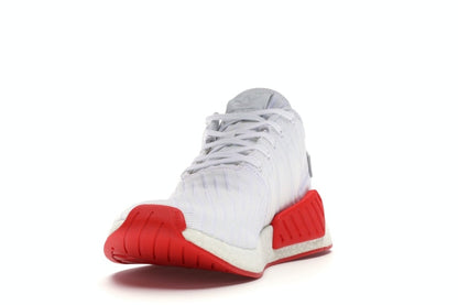 adidas NMD R2 White Core Red Two Toned