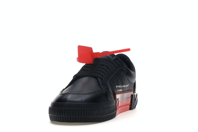 OFF-WHITE Vulc Low Black Leather FW19