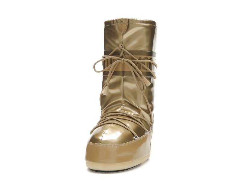 Moon Boot Icon Vinile Boot Metallic Gold