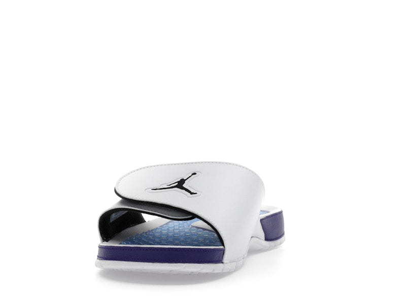 Jordan Hydro 5 Retro Slide White New Emerald Grape Ice Black