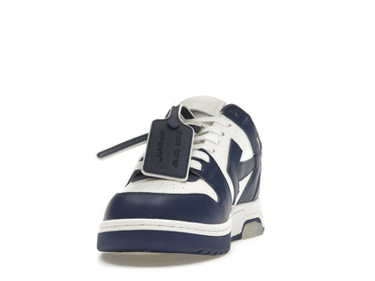 OFF-WHITE Out Of Office OOO Low Tops White Royal Blue