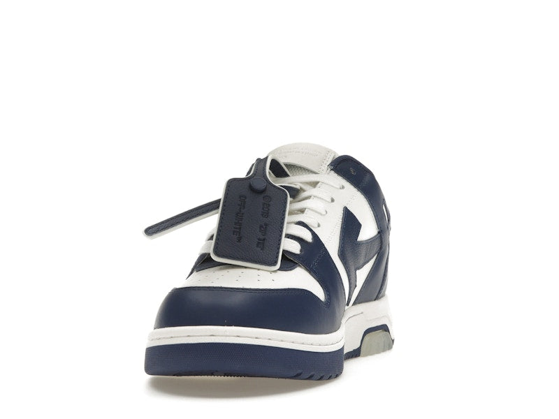 OFF-WHITE Out Of Office OOO Low Tops White Royal Blue