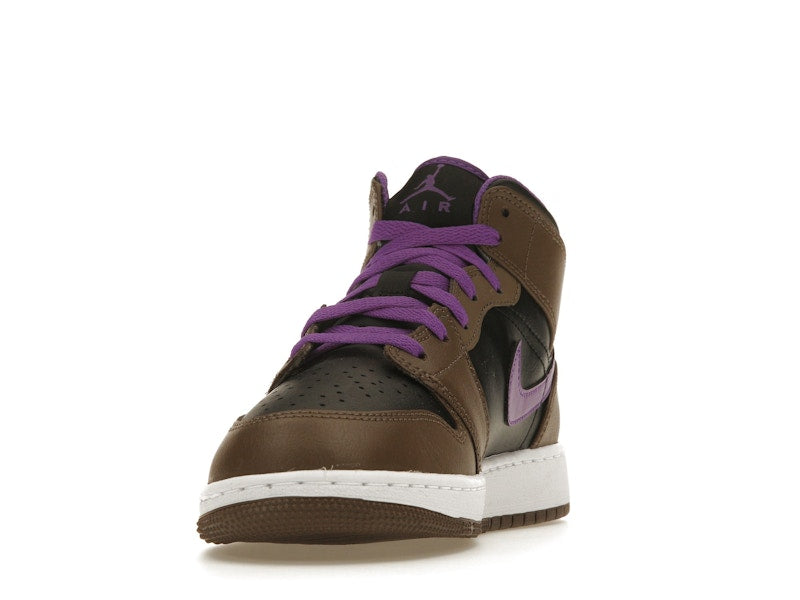 Jordan 1 Mid Purple Mocha (GS)