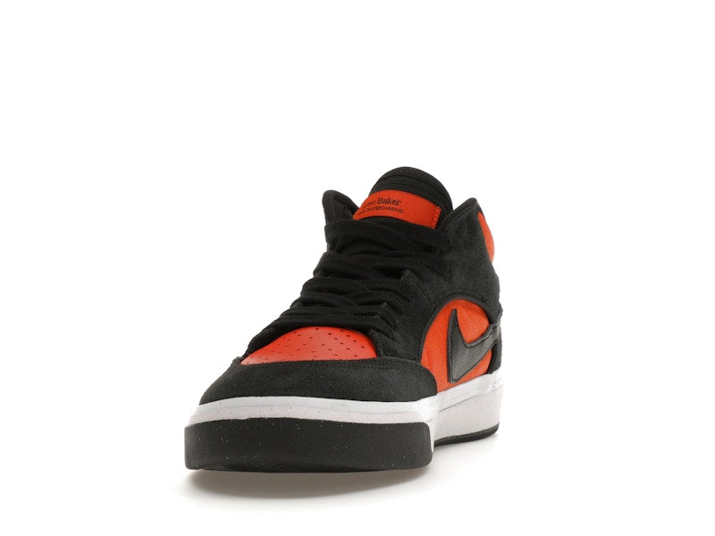 Nike SB React Leo Black Electro Orange