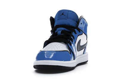 Jordan 1 Mid Signal Blue (PS)