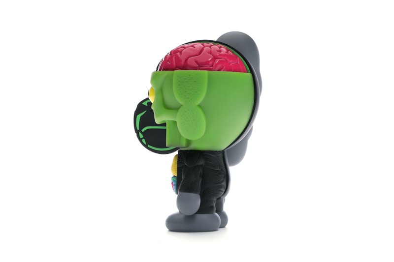 KAWS Bape Dissected Baby Milo Vinyl Figure Black