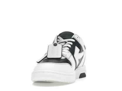 OFF-WHITE Out Of Office OOO Low Tops Black White