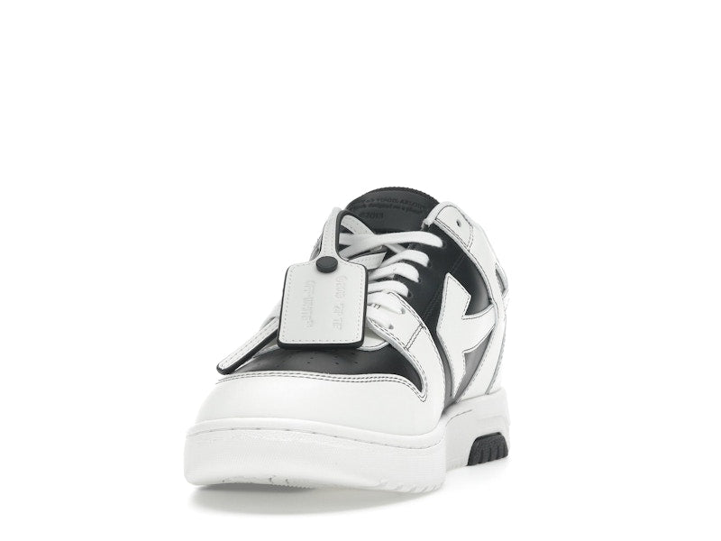 OFF-WHITE Out Of Office OOO Low Tops Black White