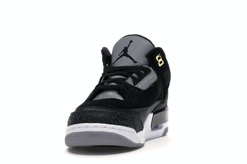 Jordan 3 Retro Tinker Black Cement Gold