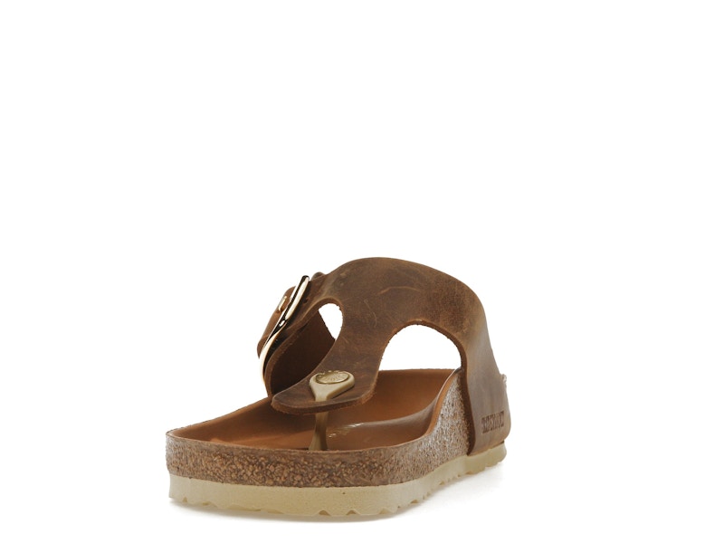Birkenstock Gizeh Big Buckle Oiled Nubuck Cognac (Women's)