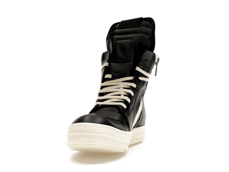 Rick Owens Luxor Geobasket Black Milk