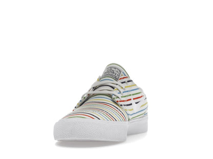 Nike SB Zoom Stefan Janoski Canvas Multi-Color Pinstripes