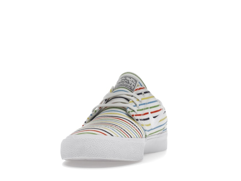 Nike SB Zoom Stefan Janoski Canvas Multi-Color Pinstripes