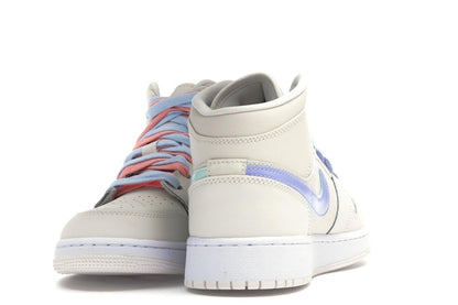 Jordan 1 Mid Multi-Color Swoosh Phantom (GS)