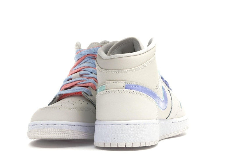 Jordan 1 Mid Multi-Color Swoosh Phantom (GS)
