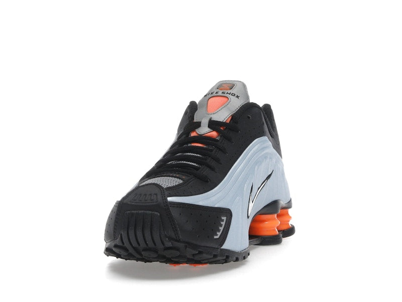 Nike Shox R4 Blue Tint Total Orange Black Metallic Silver (Women's)