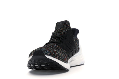 adidas Ultra Boost 4.0 Black Multi-Color White Heel Cage
