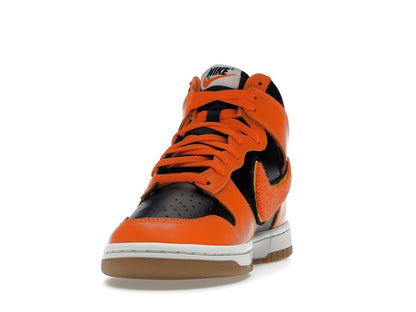Nike Dunk High Retro Chenille Swoosh Safety Orange