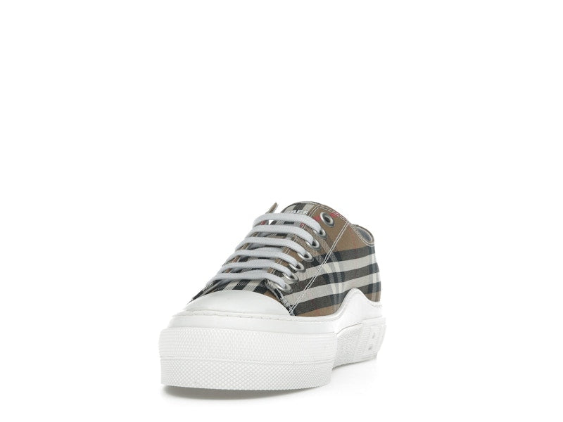 Burberry Low Top House Check Sneaker Taupe Brown (Women's)