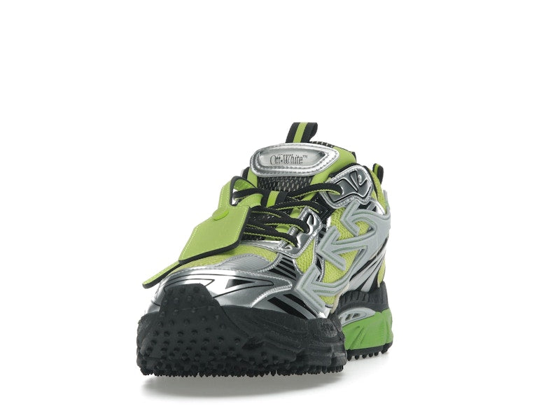 OFF-WHITE Be Right Back Silver Green Fluo