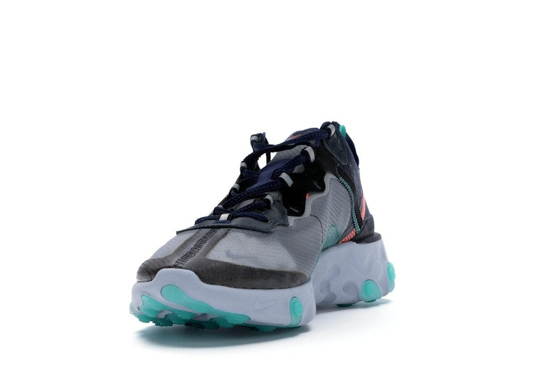 Nike React Element 87 Black Neptune Green
