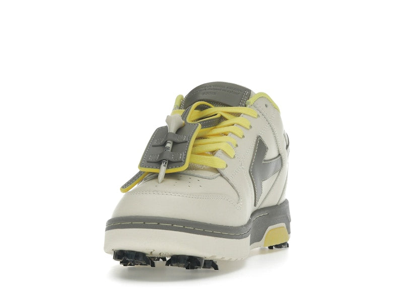 OFF-WHITE Out Of Office OOO Low Tops Golf Paris Hilinski Gray Yellow