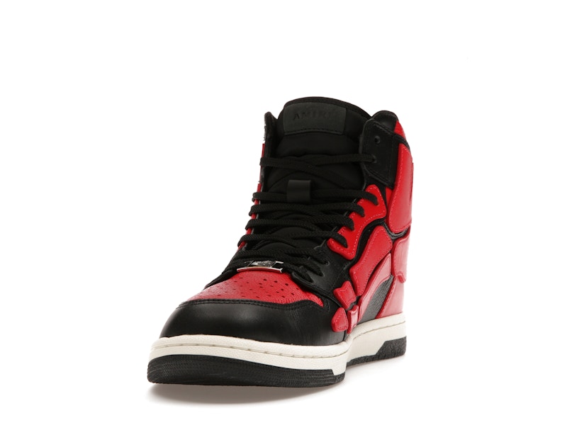 AMIRI Skel Top Hi Black Red White
