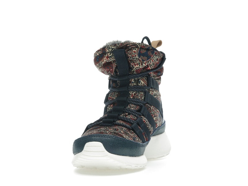 Nike Roshe Run Hi Sneakerboot QS Liberty of London Armory Navy (Women's)