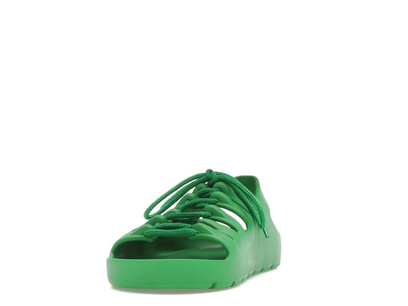 Bottega Veneta Jelly Lace Up Sandal Green (Women's)