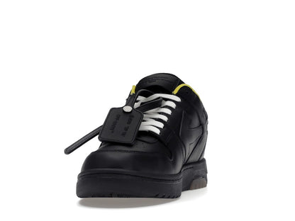 OFF-WHITE Out Of Office "OOO" Low Tops For Walking Black Yellow