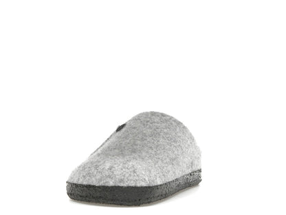 Birkenstock Zermatt Shearling Clog Wool Felt Light Gray