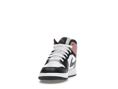 Jordan 1 Mid White Rust Pink Black (GS)