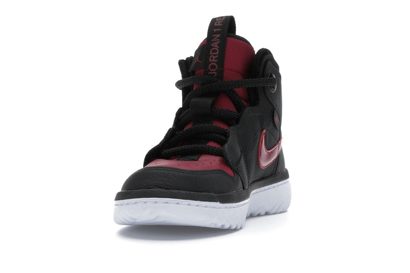 Jordan 1 High React Black Noble Red