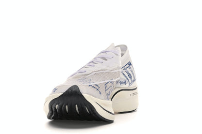 Nike ZoomX Vaporfly Next% Blue Ribbon Sports White