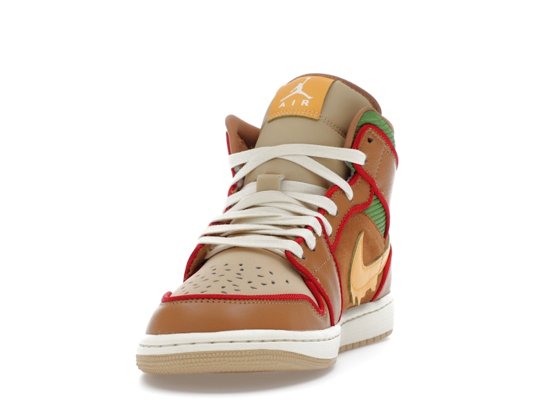 Jordan 1 Mid SE Cheeseburger