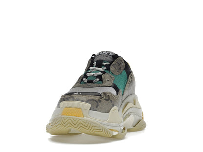 Gucci x Balenciaga The Hacker Project Triple S Beige Green Yellow