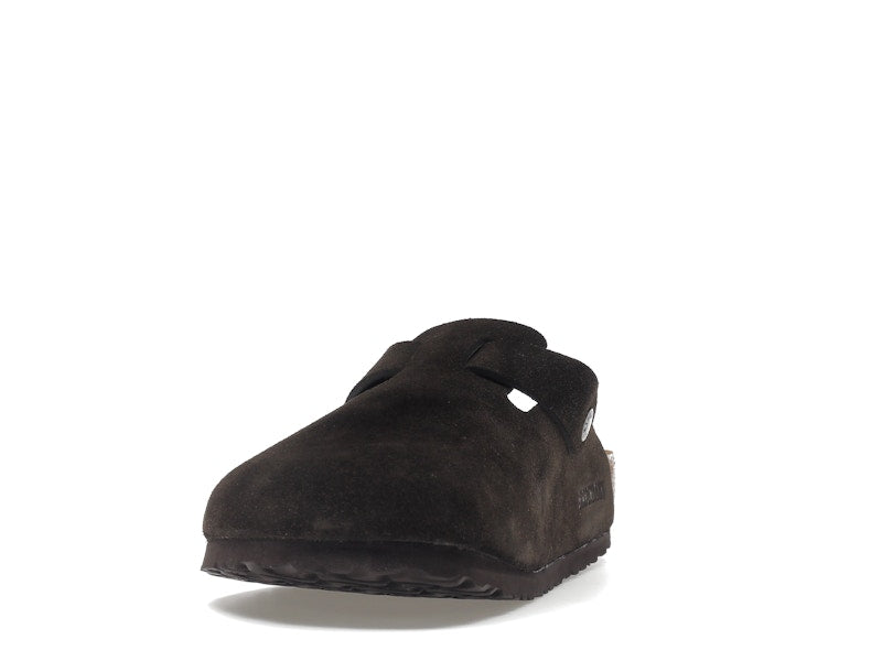 Birkenstock Boston Soft Footbed Suede  Mocha