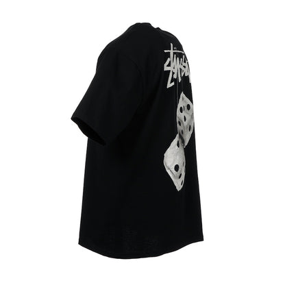 Stussy Fuzzy Dice Tee Black