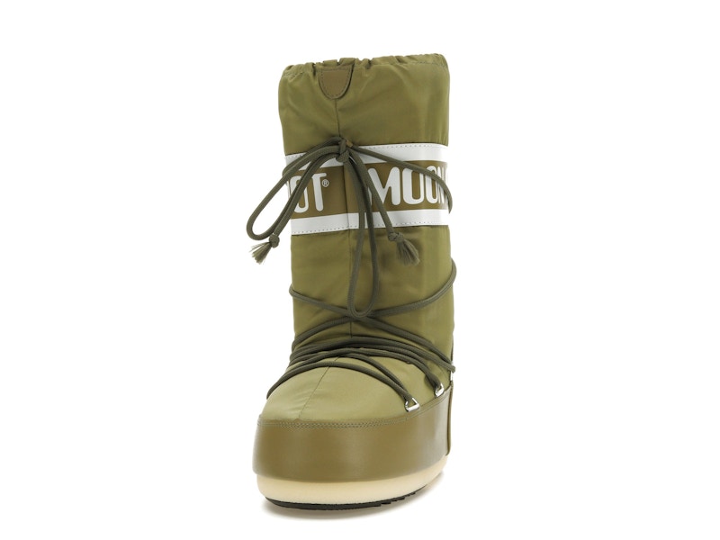 Moon Boot Icon Nylon Boot Khaki