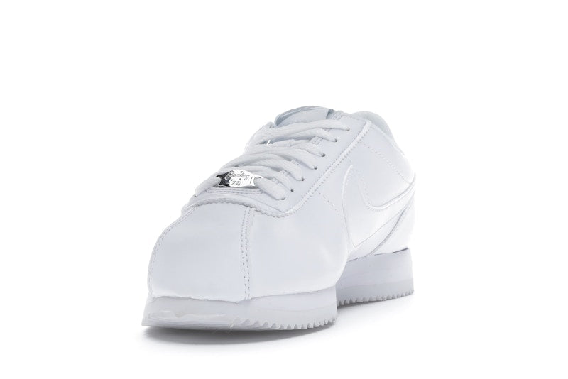 Nike Cortez Basic Leather White White-Wolf Grey-Mtllc Silver