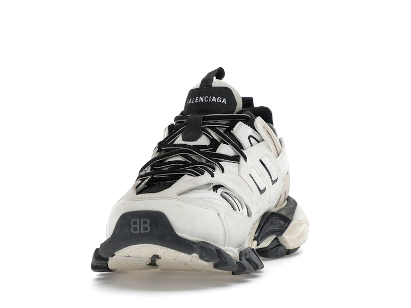 Balenciaga Track Worn Out In White Black