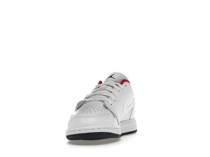 Jordan 1 Low White Gym Red Black (GS)