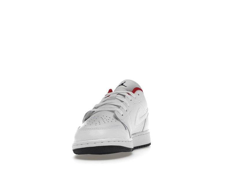 Jordan 1 Low White Gym Red Black (GS)