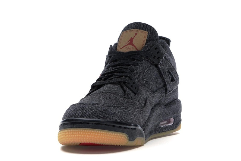 Jordan 4 Retro Levi's Black (GS) (Blank Tag)