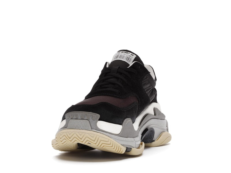 Balenciaga Triple S Black Burgundy
