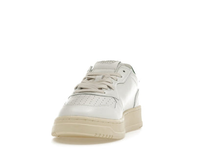Autry Medalist Leather Low White Green
