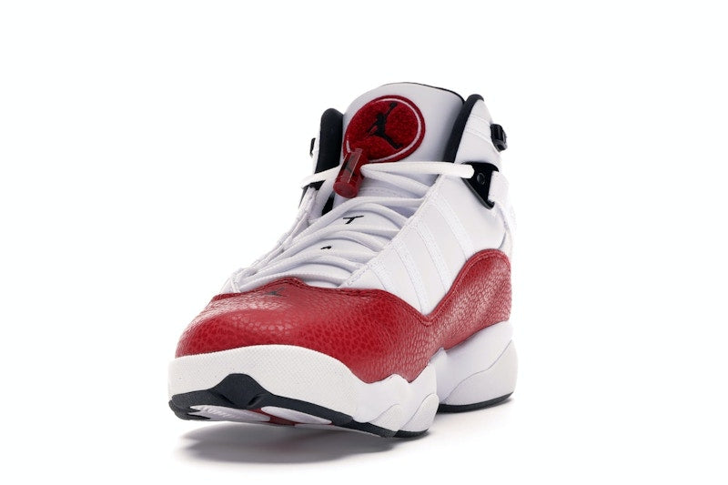 Jordan 6 Rings White University Red